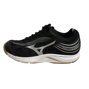 Mizuno Cyclone Speed 3 Womens Indoor Court Shoes Black/Silver Size 6 Volleyball